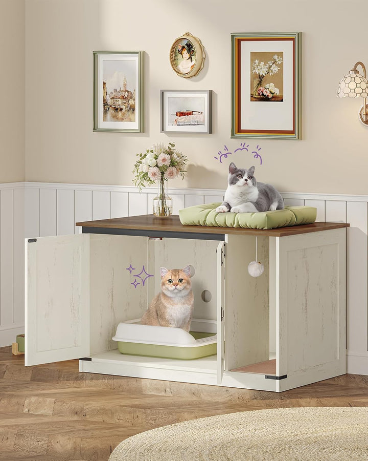 Hzuaneri Katzenschrank, Katzentoilette, Katzenklo Schrank, Versteckte Katzentoilette Kabinett Möbel