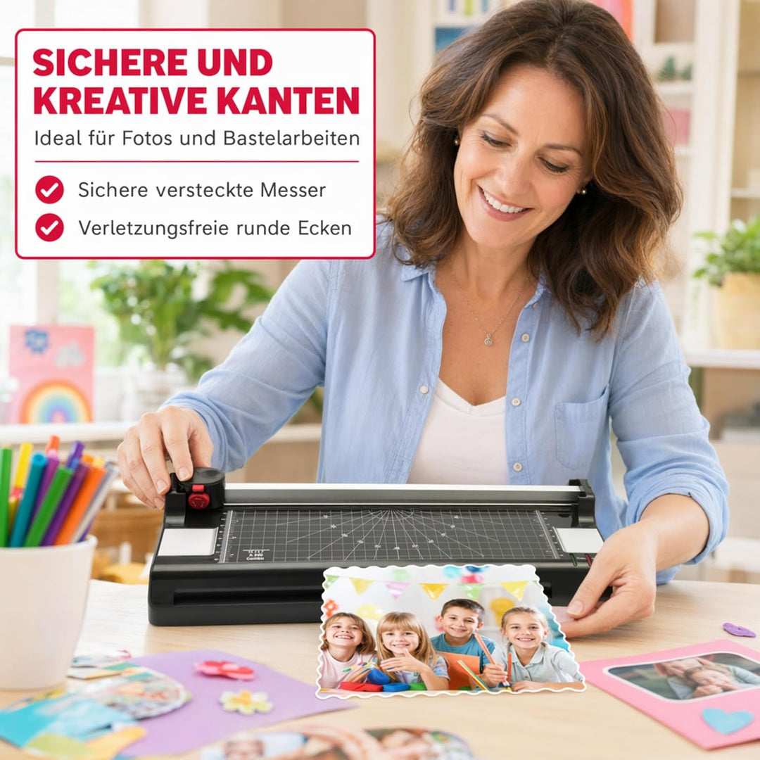 Olympia A340 Combo Laminiergerät Heiss und Kaltlaminierung inkl. Schneidefunktion