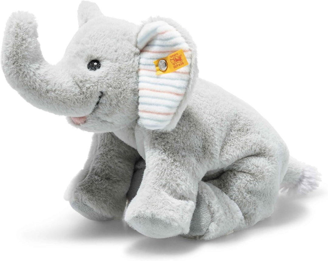 Steiff 242656 Floppy Trampili Elefant, 20cm, Gray Violet, Plüschtier liegend, Floppy