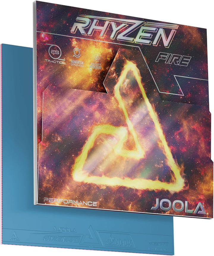 JOOLA Belag Rhyzen Fire Rot (Rot) 2,0 mm, Rot (Rot) 2,0 mm