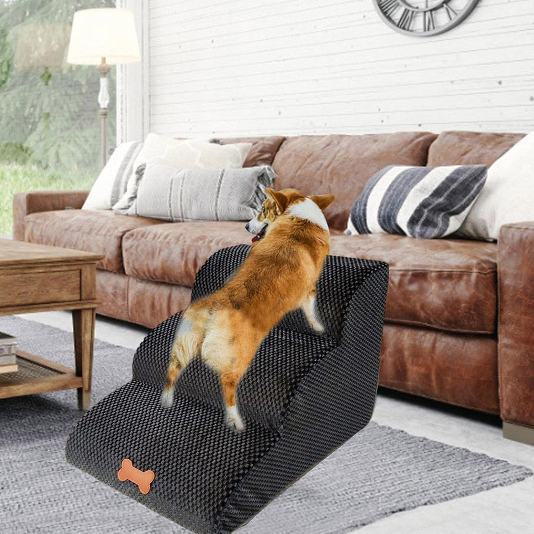 Haustiertreppe, 3-stufige / 4-stufige Haustiertreppe, Hundetreppe Katzentreppe Für Sofa Bett, Treppe