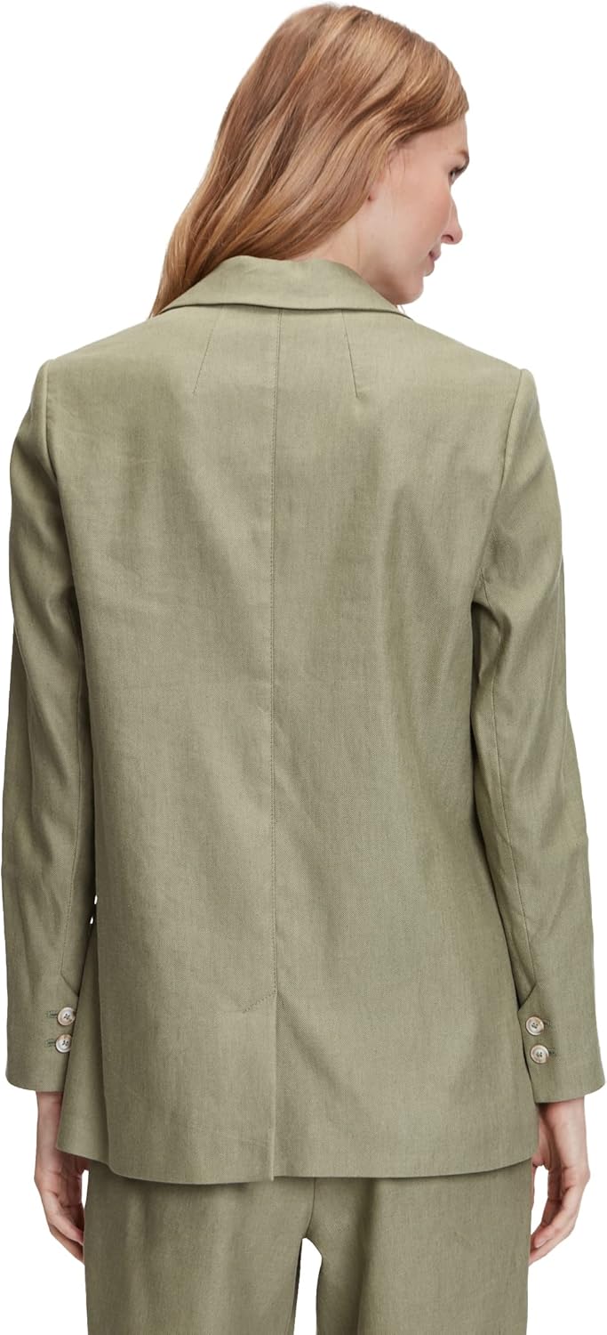 Betty & Co Damen Blazer 44 Pale Khaki, 44 Pale Khaki