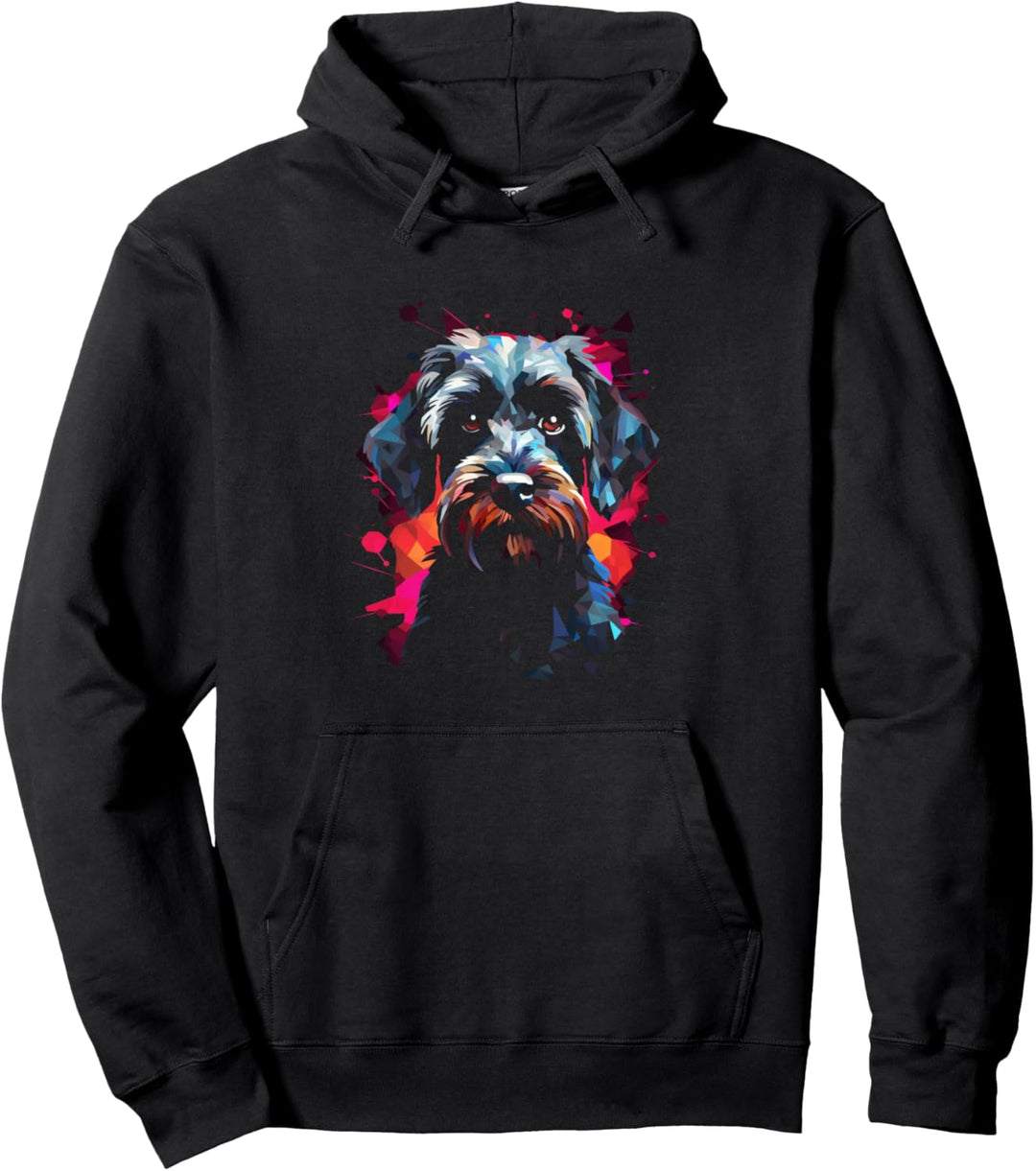 Riesenschnauzer Welpe Hund Pullover Hoodie