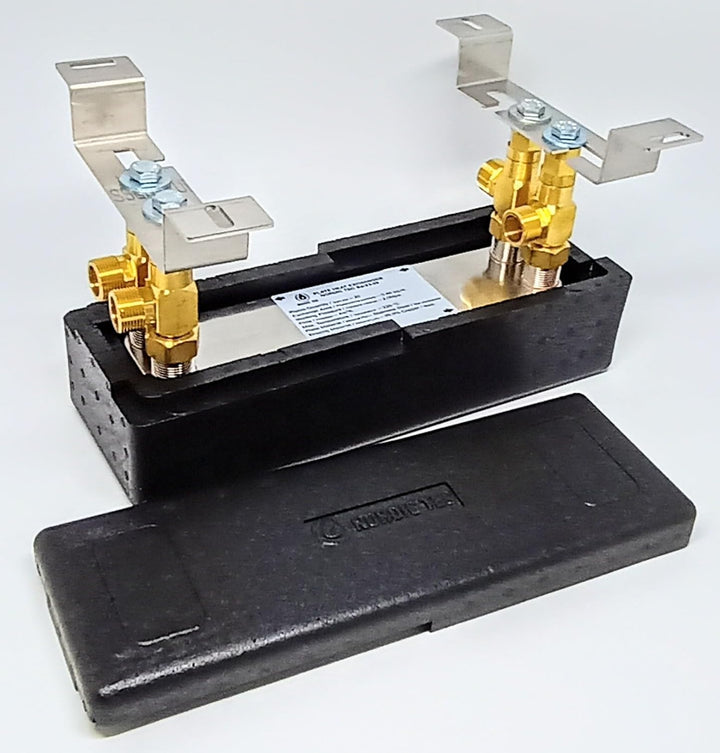 Edelstahl Plattenwärmetauscher Wärmetauscher mit Isolierung Nordic Tec Ba-23-20 20 Platten 90kW 3/4”