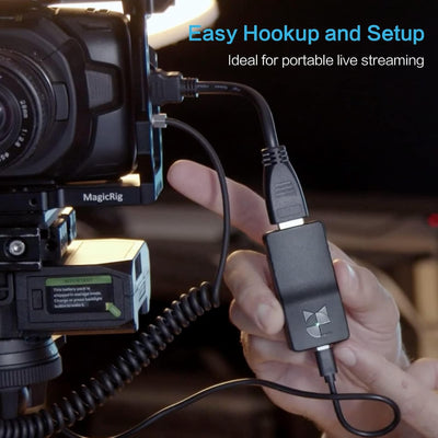 DDMALL 4K Live-Streaming-Encoder, drahtloser HDMI-SRT-Encoder, Live-Stream auf Facebook, Twitch, You