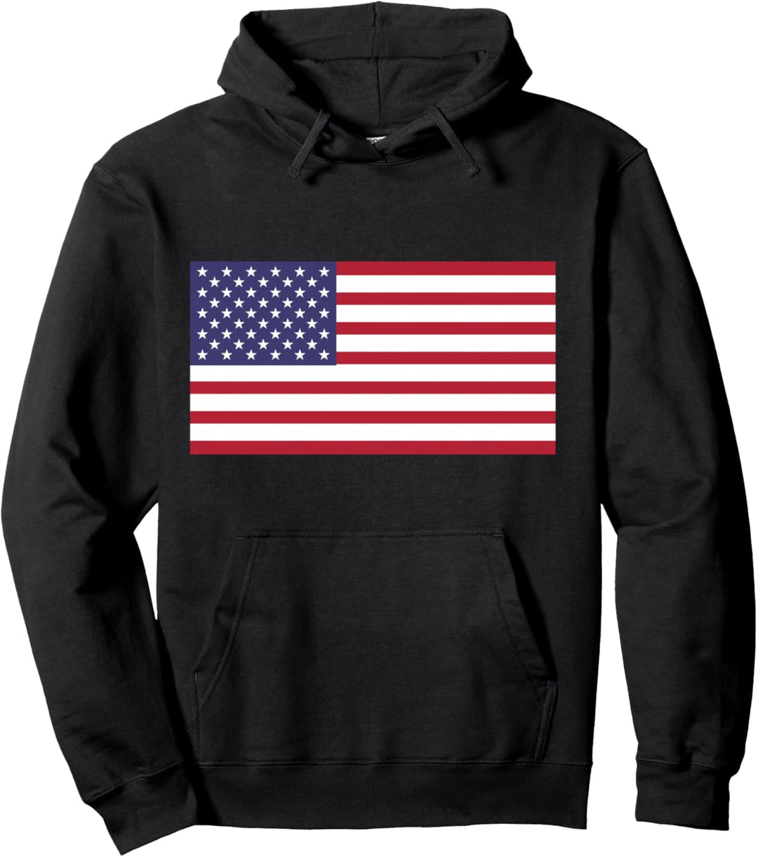 Amerikanische Flagge USA Patriotisch US Männer Frauen Kinder Pullover Hoodie