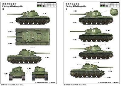 Trumpeter 01569 Modellbausatz Soviet KV-85 Heavy Tank