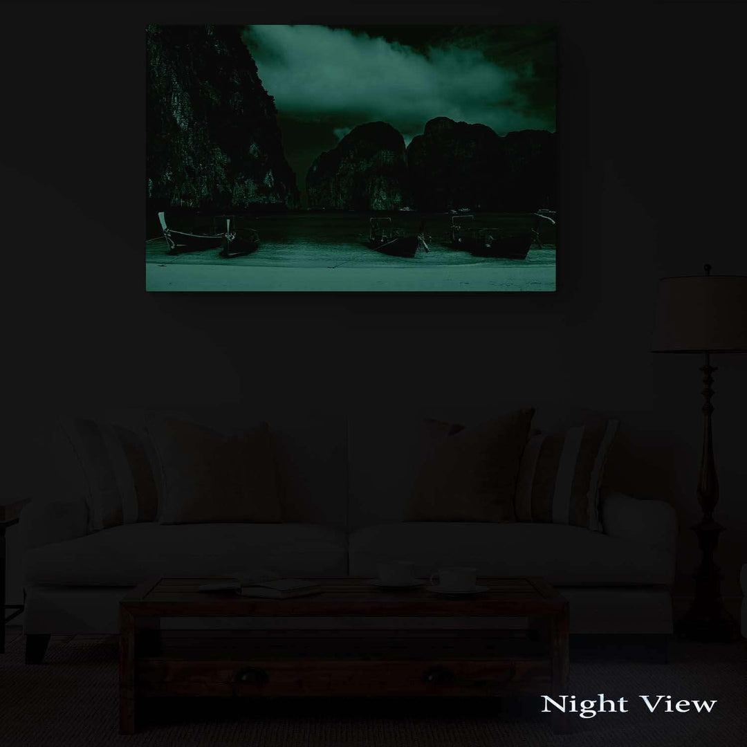Startonight Bilder Der Tropische Strand, Leinwandbilder Moderne Kunst, Landschaft Wanddeko Kunstdruc