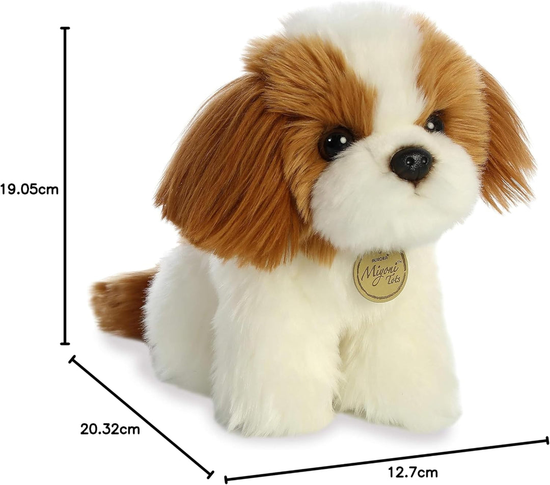 Aurora® Adorable Miyoni® Tots Shih Tzu Welpe Stofftier – lebensechte Details – geschätzte Begleiters