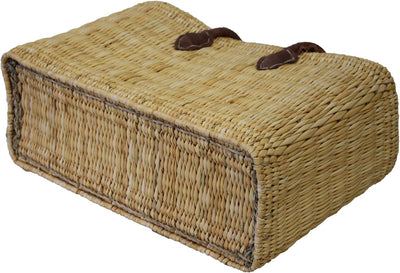 Simandra Seegras Tasche Korb Einkaufstasche Einkaufskorb Flechtkorb Korbtasche Palmgras Langer Griff