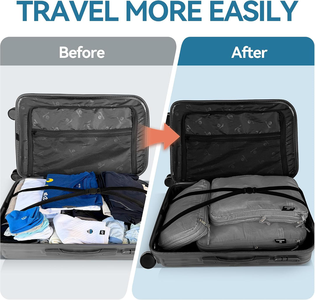 NANDADEVI Koffer Organizer, Packing Cubes, Reise Gadgets Travel Essentials Kofferorganizer für Koffe