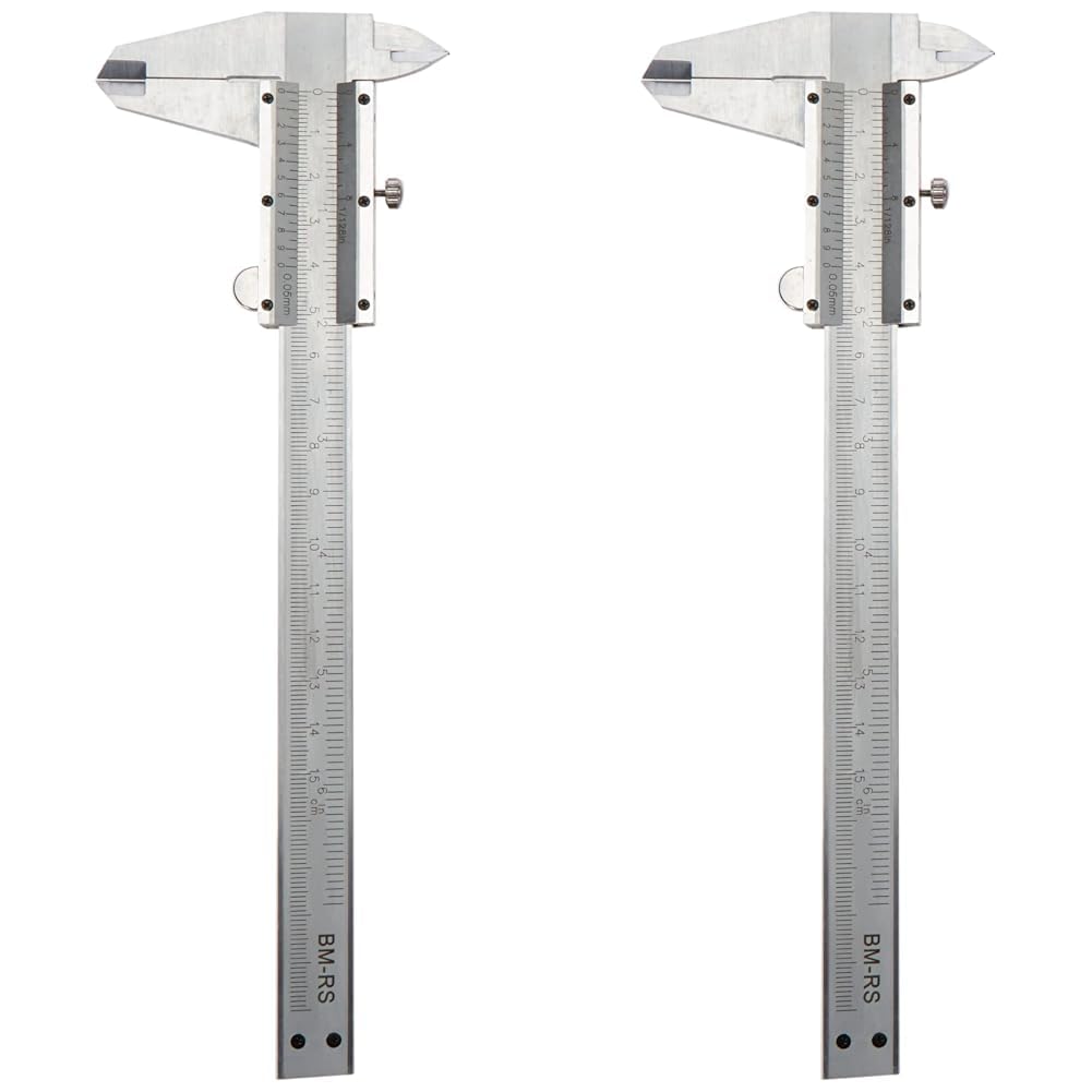 Mannesmann Schieblehre, rostfrei 150 mm, M 825-150 (Packung mit 2) Pack of 2, Pack of 2