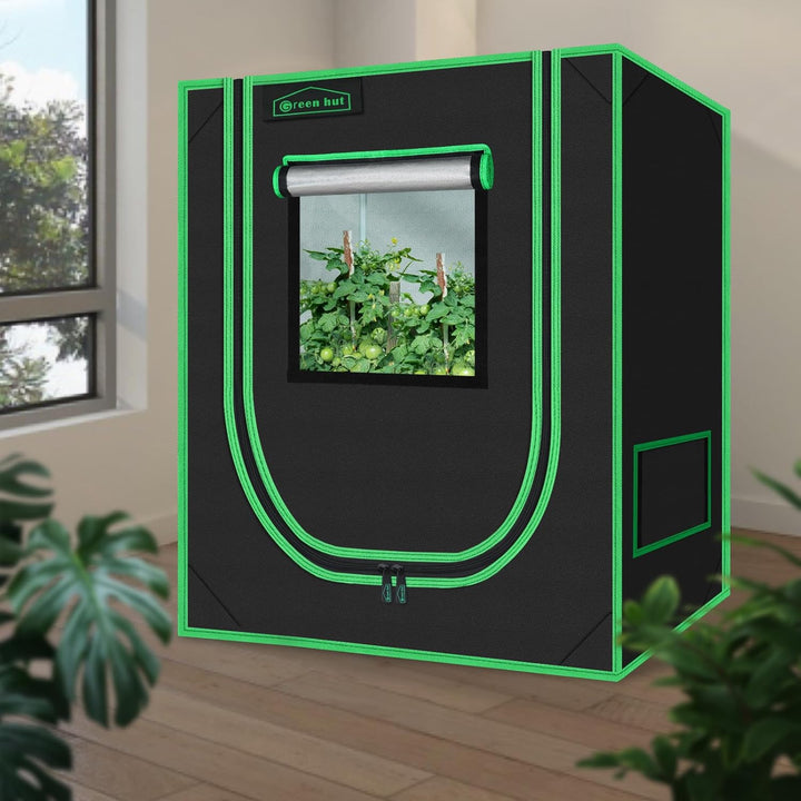Green Hut Kleines Wachstumszelt für Pflanzen im Innenbereich, 45,7 x 76,2 x 91,4 cm, Mylar-Hydrokult