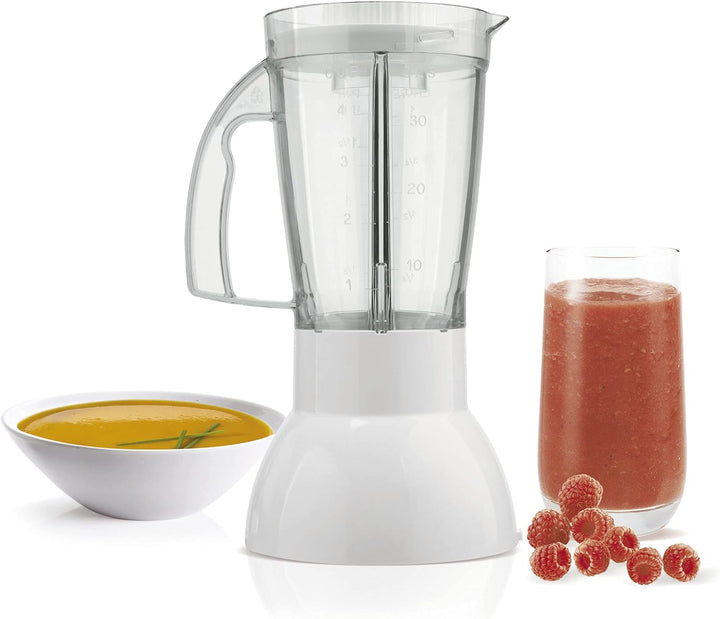 Moulinex AR6801 Chopper & Blender La Moulinette 800 W + Blender Double Blade Edelstahl 200 g und 750