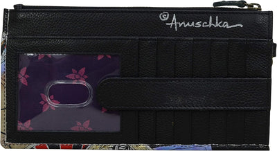 Anuschka Handbemalte Organizer Clutch mit Handschlaufe aus echtem Leder RFID-Schutz High Roller, Hig