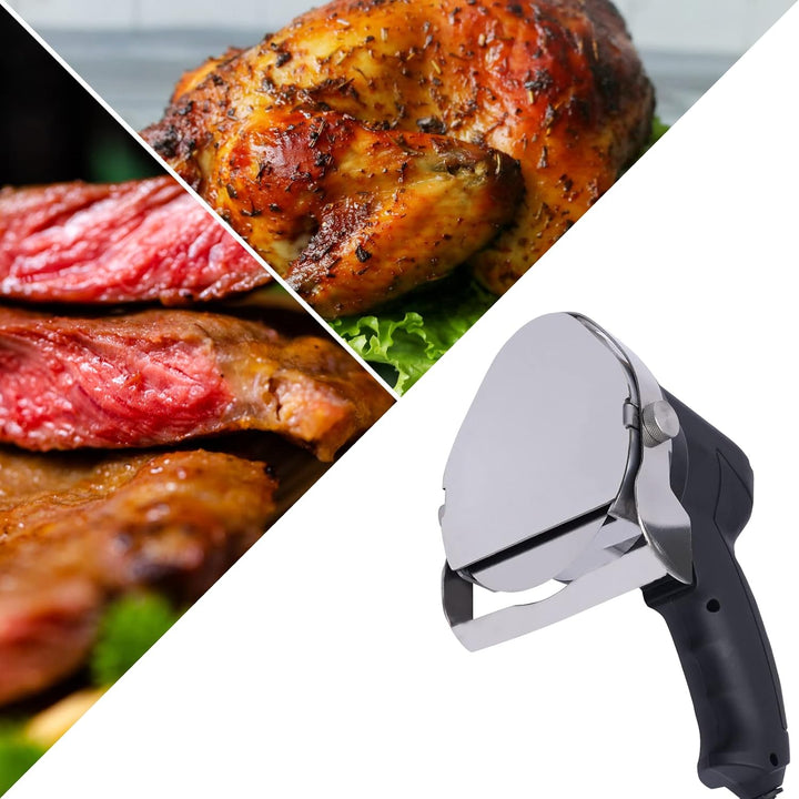 80W Elektrisches Schawarma-Messer, Leistungsstarke Dönerschneider Edelstahl Dönermesser Kebab Schnei