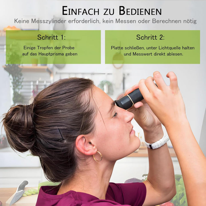 Meerwasser Salzgehalt Refraktometer,V·RESOURCING Handheld Messgerät Salinometer Refraktometer 0-10%