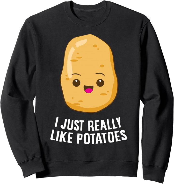 Ich Mag Kartoffeln Einfach Wirklich Pommes Kartoffeln Sweatshirt