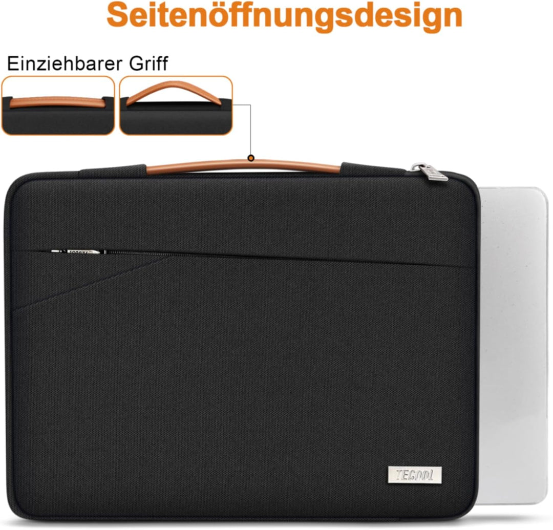 TECOOL 14 Zoll Laptop Tasche Hülle Laptoptasche für 14 Zoll Lenovo HP Dell Acer Asus Notebook Chrome