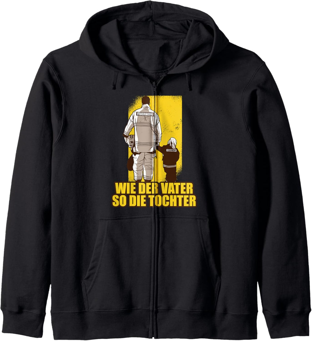 Vater & Tochter Feuerwehr Ehrenamt Feuerwehrmann Geschenk Kapuzenjacke