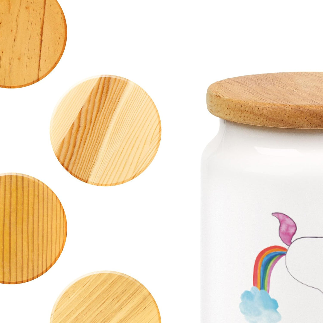 Mr. &amp; Mrs. Panda Teedose Einhorn Pupsen - Geschenk, Pups, Unicorn, Kaffeedose, Freundin, Keksdose, F