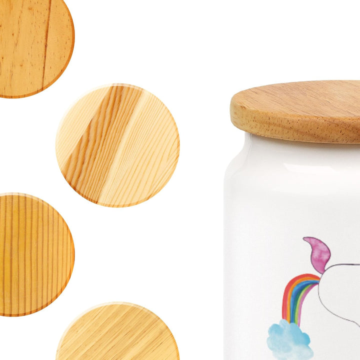 Mr. &amp; Mrs. Panda Teedose Einhorn Pupsen - Geschenk, Pups, Unicorn, Kaffeedose, Freundin, Keksdose, F
