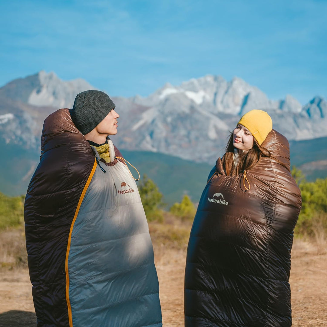 Naturehike Snowbird RDS Entendaunen Mumienschlafsack,Outdoor Professional Camping Schlafsack,Unisex