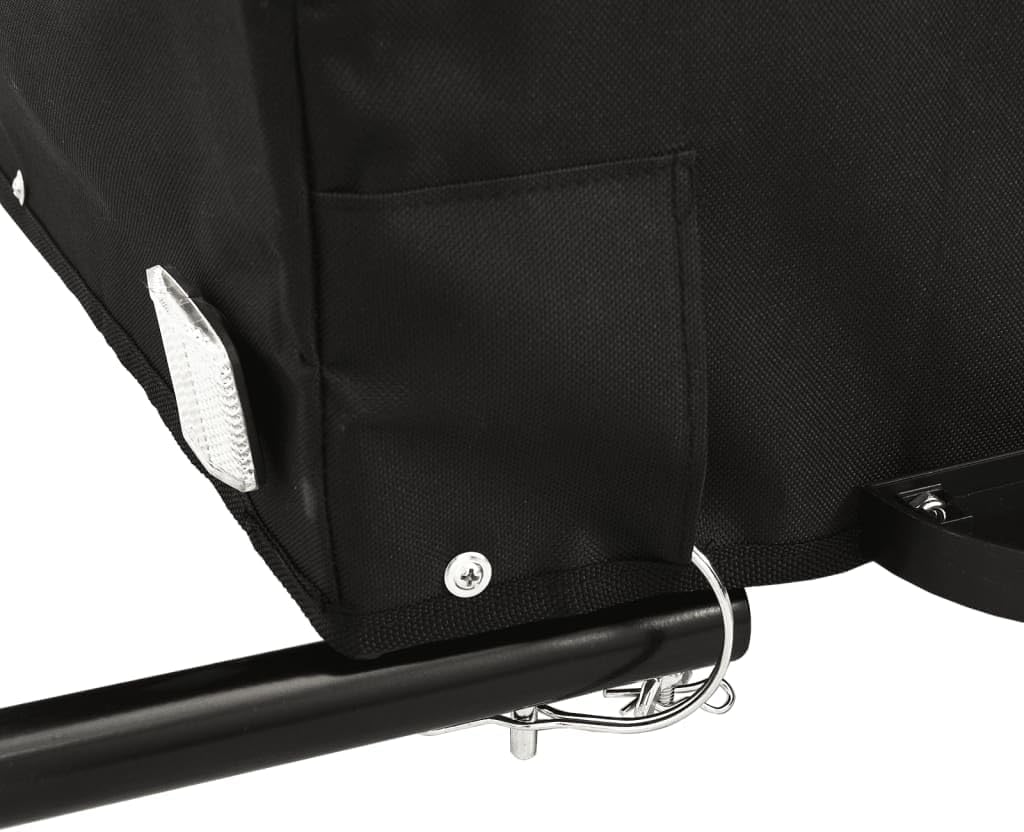 vidaXL Lastenanhänger Fahrrad Fahrradanhänger Transportanhänger Anhänger Eisen 134 x 69 x 59 cm Rot,
