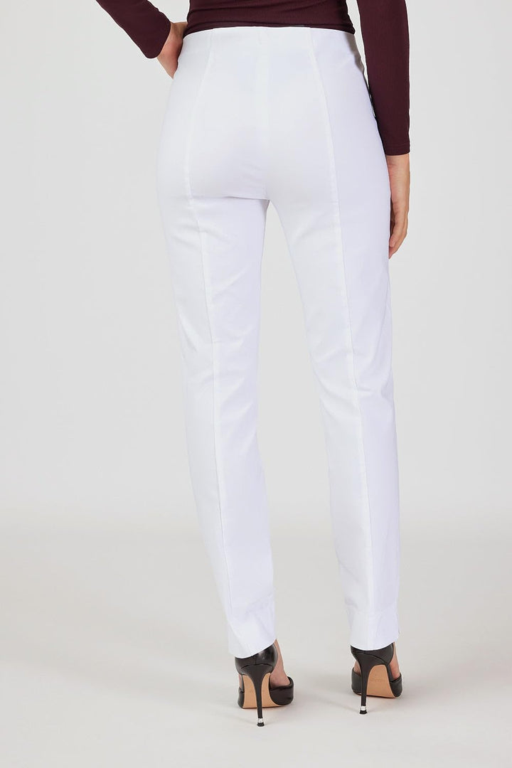 Robell Style Marie - Stoffhose Damen high Waist - Damenhose Power Stretch - Bengaline Stoff Hose mit