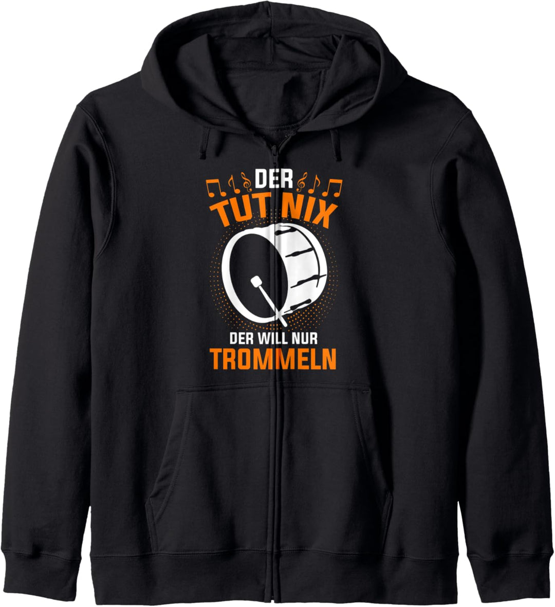 Trommel Drummer Drumsticks Rührtrommel Kapuzenjacke