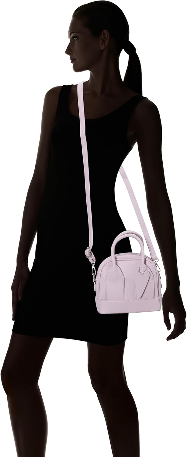 LIBBI Damen Bowling Bag Handtasche mit Schulterriemen Flieder, Flieder