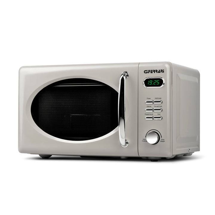 G3 Ferrari G10155 Sapormio Vintage, Digitaler Retro-Mikrowellenofen, 1150W, 20 Liter, 8 Programme, 4