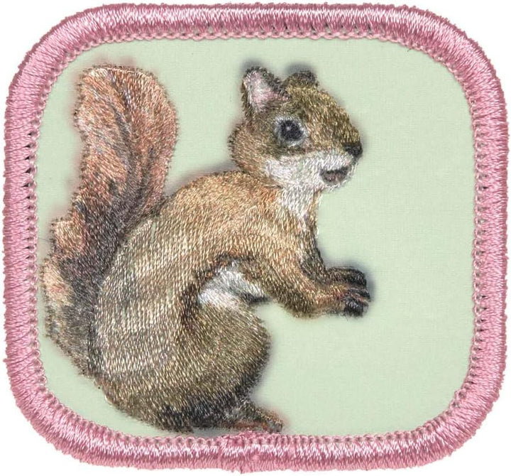 LÄSSIG Anhänger und Patches Set (3 Stk.) mit Druckknopf/School Patches Set Forest, Forest