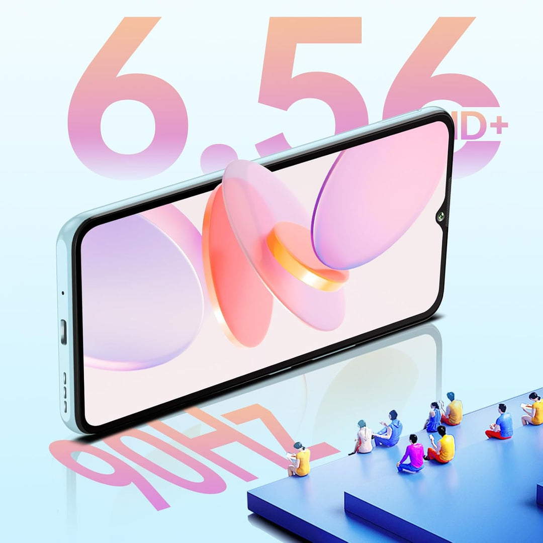 CUBOT A10 Smartphone Android 14-12(4+8) GB+128GB/1TB Günstig Handy Ohne Vertrag, 6.56 Zoll HD+/90Hz