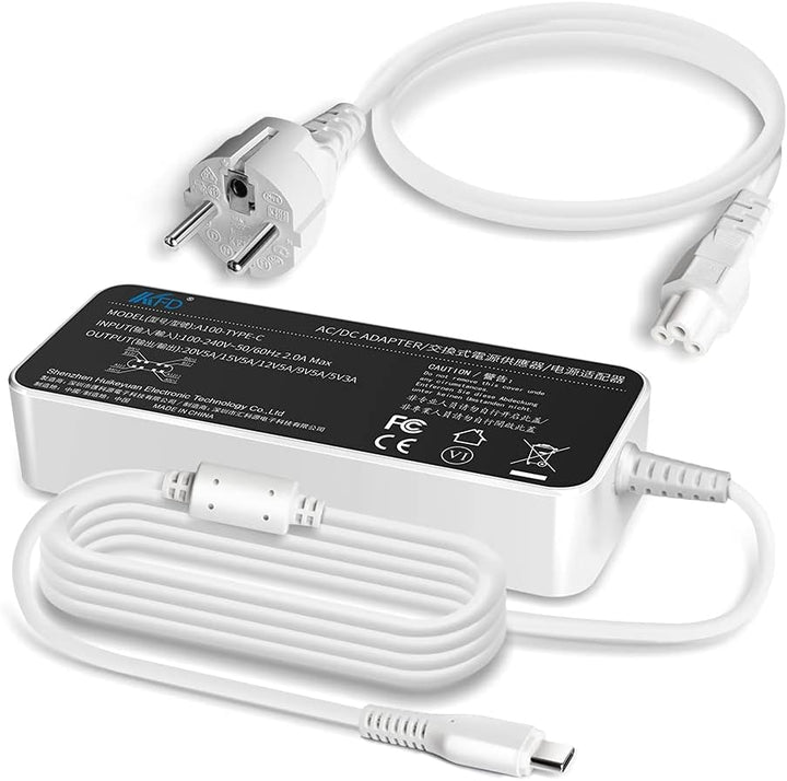 KFD USB C Laptop Netzteil 100W 96W 90W 87W Ladegerät für 2023 MacBook Air Laptop 15,3zoll, 2022 MacB