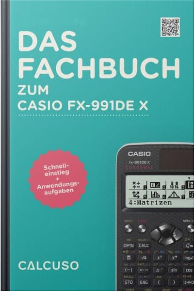 CALCUSO Standardpaket: Casio FX-991 DE X technisch-wissenschaftlicher Taschenrechner + WYNGS Schutzt