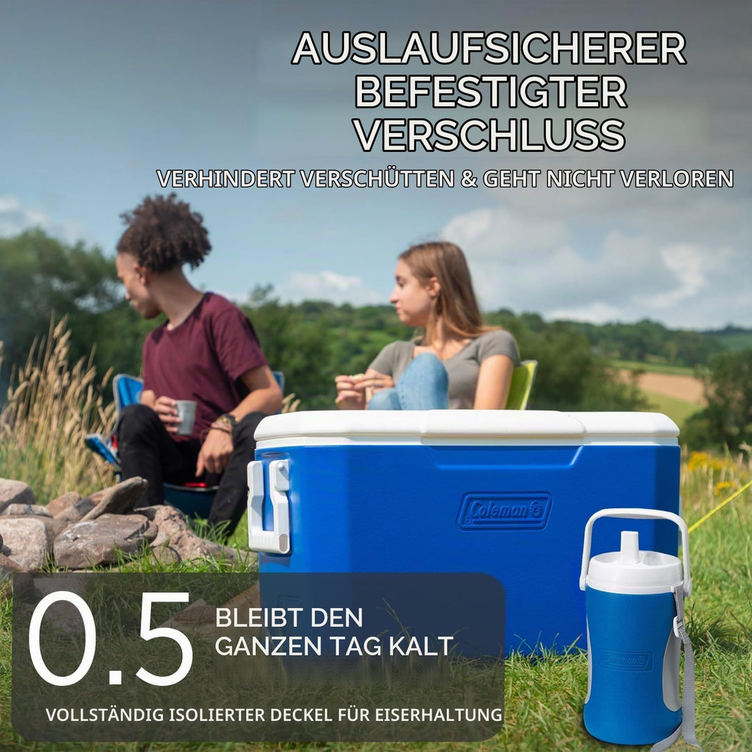 Coleman Performance Kühlflasche 1,8 L Kühlbox, 1,8 l, Thermoskanne, Wasserspender, Kühleimer für Get