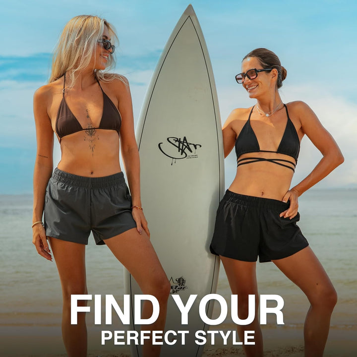 Kanu Surf Damen Lori Stretch UPF 50+ Active Swim and Workout Boardshort Boardshorts (1er Pack) XS Lo