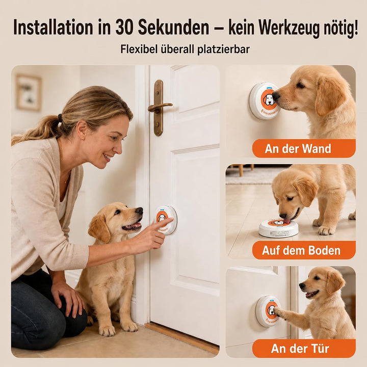 ChunHee Aufnahmeversion Katzenklingel/Hundeklingel Buzzer Hund Haustier Türglocken Sensor Berührt Wa