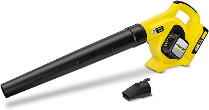 Kärcher 18 V Akku-Laubbläser LBL 2 Battery, Luftgeschwindigkeit: 210 km/h, abnehmbares Blasrohr, Fla