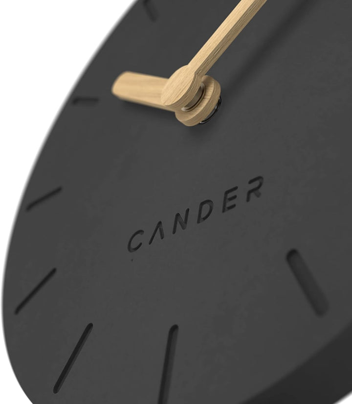 Cander Berlin MNU 2612 S Tischuhr lautlos ohne Ticken 12 cm analog batteriebetrieben Vintage modern