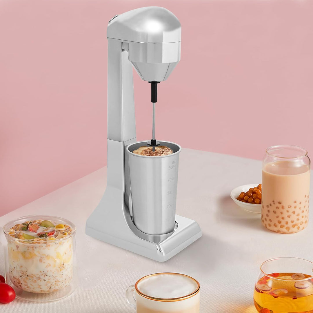 Eiweiss Shaker Getränkemixer 500ml Profi Gastro Milchshaker 22000 U/min 2 Geschwindigkeitsstufen Ele