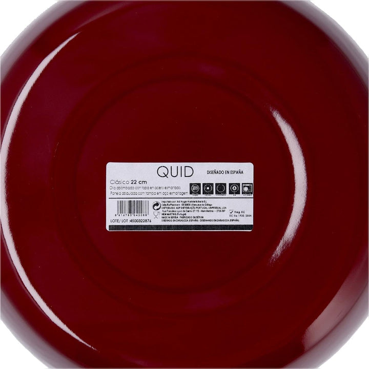 Quid Classic – Kochtopf, bauchig mit Deckel 22 cm