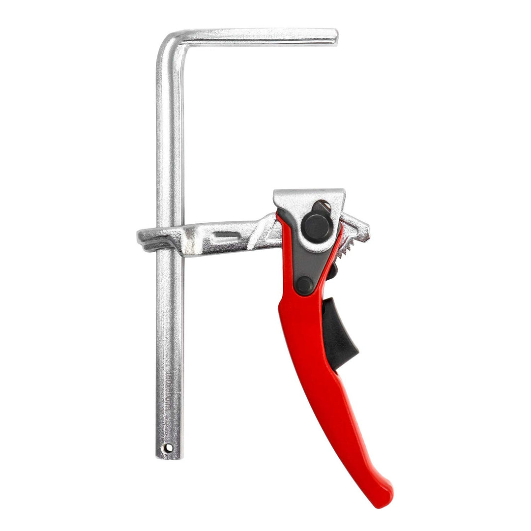 QWORK® Zwinge, Tischzwinge, Hebelzwinge, Schnellspanner mit 160mm Kapazität und 60mm Kehlentiefe zum