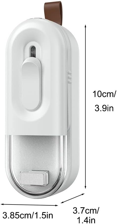 2-in-1 Bag Sealer, Mini-Beutel-Versiegeler, Tragbar Akku-Verschlussgerät für Plastiktüten Beutel Spä