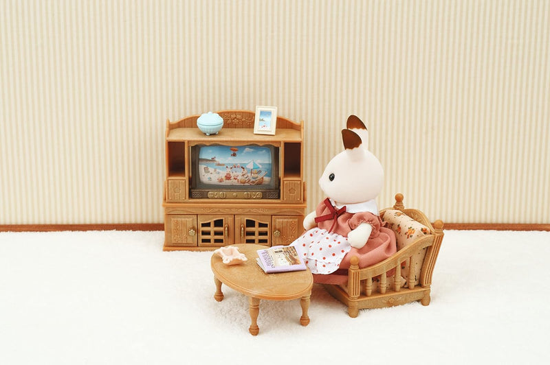 Sylvanian Families 5339 Landhaus Wohnzimmer - Puppenhaus Einrichtung Möbel Einzigartig, Einzigartig