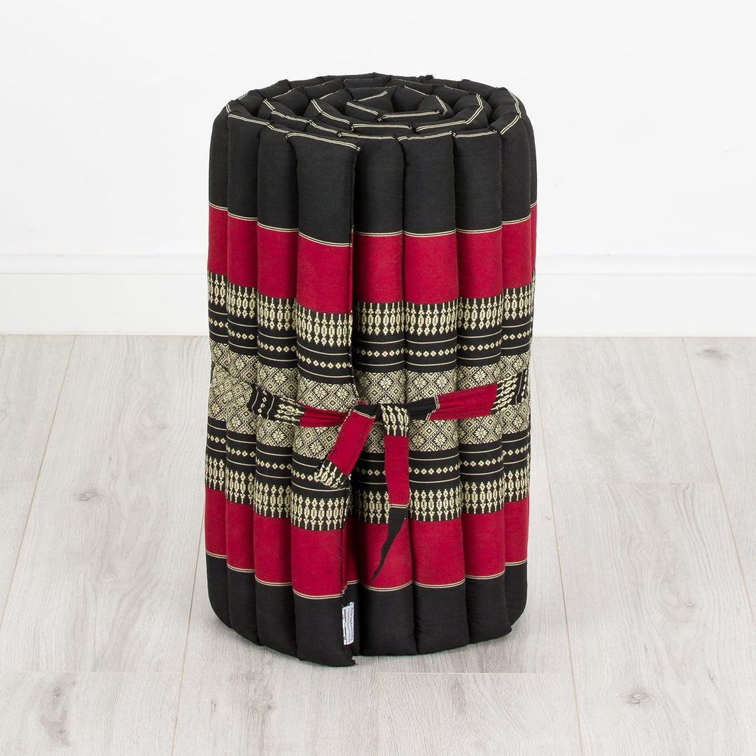 livasia Rollmatte Rollmatratze S schmal - 200x50x4,5cm - Gästebett Gästematratze 1 Person mit Muster