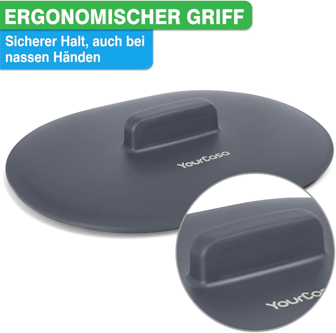 YourCasa Biomülleimer Küche 3,6L - Komposteimer für alltäglichen Biomüll Behälter Spülmaschinenfest