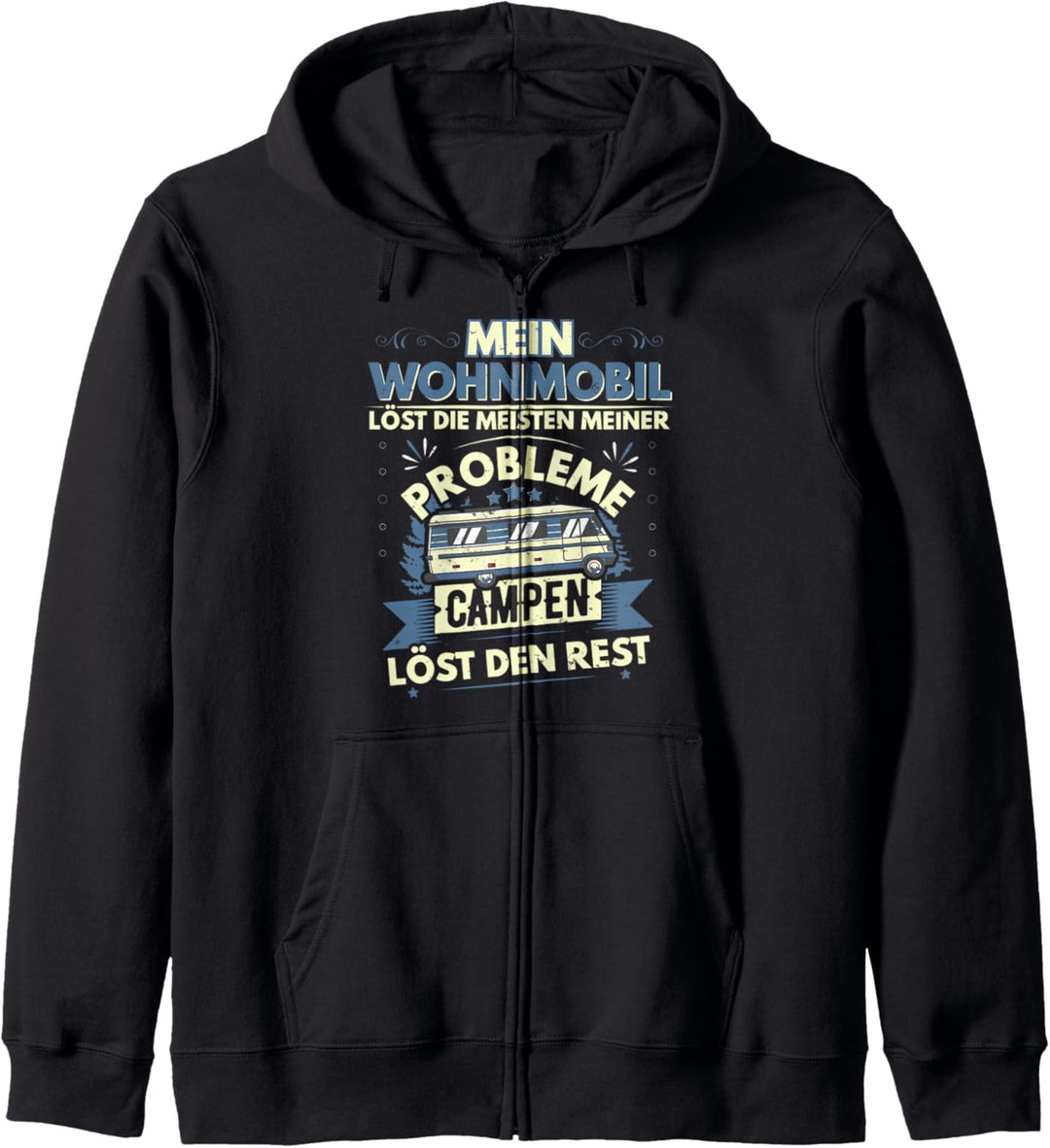 Camping und Campen Motiv, Wohnmobil Design, lustiger Spruch Kapuzenjacke