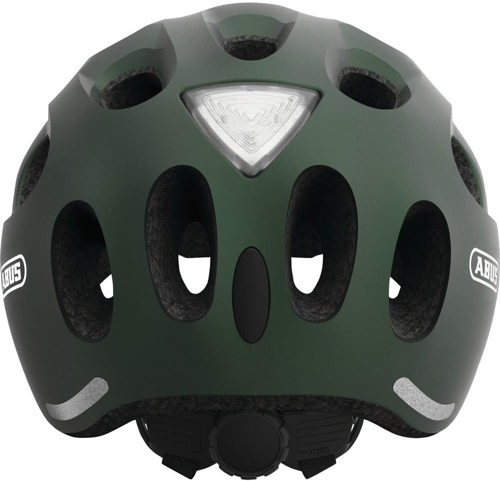 ABUS Stadthelm Youn-I ACE - Fahrradhelm für den Alltag - mit integriertem LED-Rücklicht - für Damen